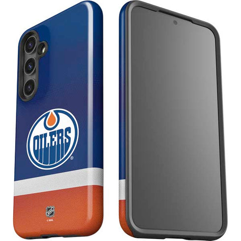 NHL Edmonton Oilers Jersey Galaxy S24 Plus Impact Case